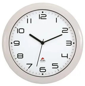 Wanduhr Hornew, 30 cm, ALBA, weiße Farbe